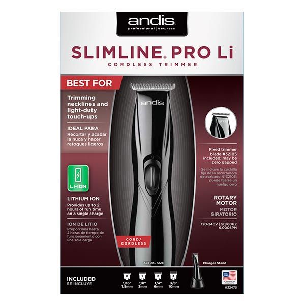 Andis Slimline Pro Li D-8 Black US Edition