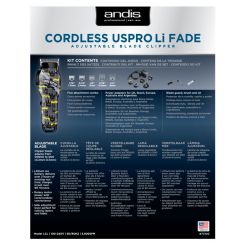 Машинка для стрижки Andis Codless US Pro Li Fade Nation Crown артикул AN 73100 фото, цена AN_21206-05, фото 5