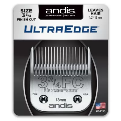 Технічні характеристики Ножовий блок Andis Ultra Edge № 3 3/4, 13 мм