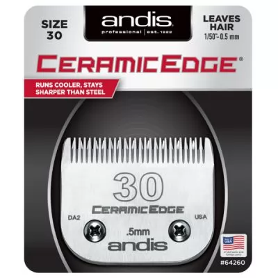 Информация о сервисе Ножевой блок Andis Ceramic Edge № 30, 0,5 мм