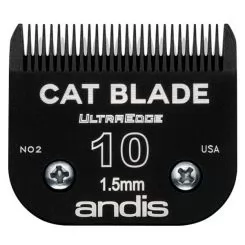 Фото Ніж для стрижки котів Andis Ultra Edge Cat Blade Black # 10 - 1,5 мм. - 1