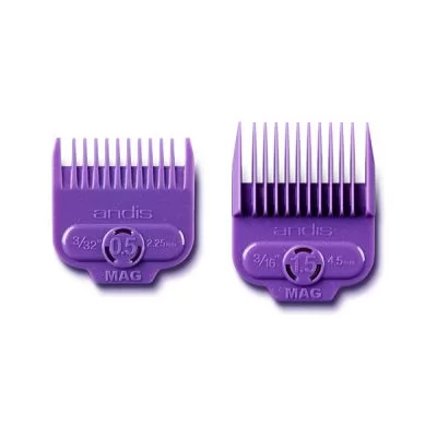 Технічні характеристики Насадки для стрижки волосся на магнітах Dual Magnet 2,25 та 4,5 мм.